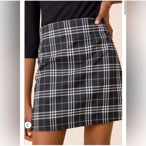 Blue Rain/Franchesca’s Checkered Skirt